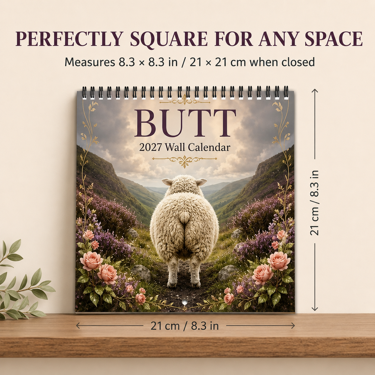 🐑 Turn Around, It’s 2027! A Hilariously Cheeky Animal Wall Calendar