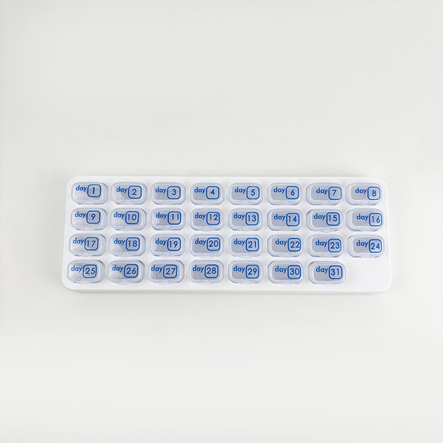 💊31 Days Pill Box-Monthly Pill Organizer-Arthritis-Friendly Easy-Open Lids
