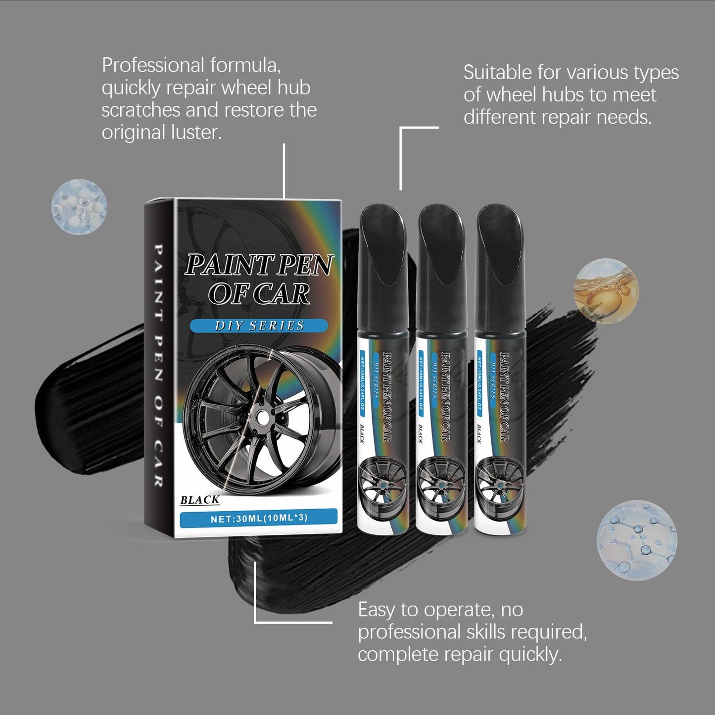 🥳2026 HOT SALE🥳💞50K+ SOLD!🛠️🚗Magic Car Scratch Repair Pen – Fix rim scratches in minutes. Permanent, no‑drip formula. Includes clear coat. ✨🔧