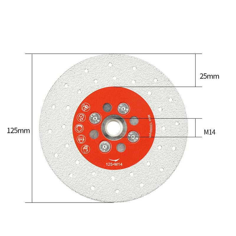 Diamond Brazed Grinding and Cutting Disc for Marble, Tile, and Stone