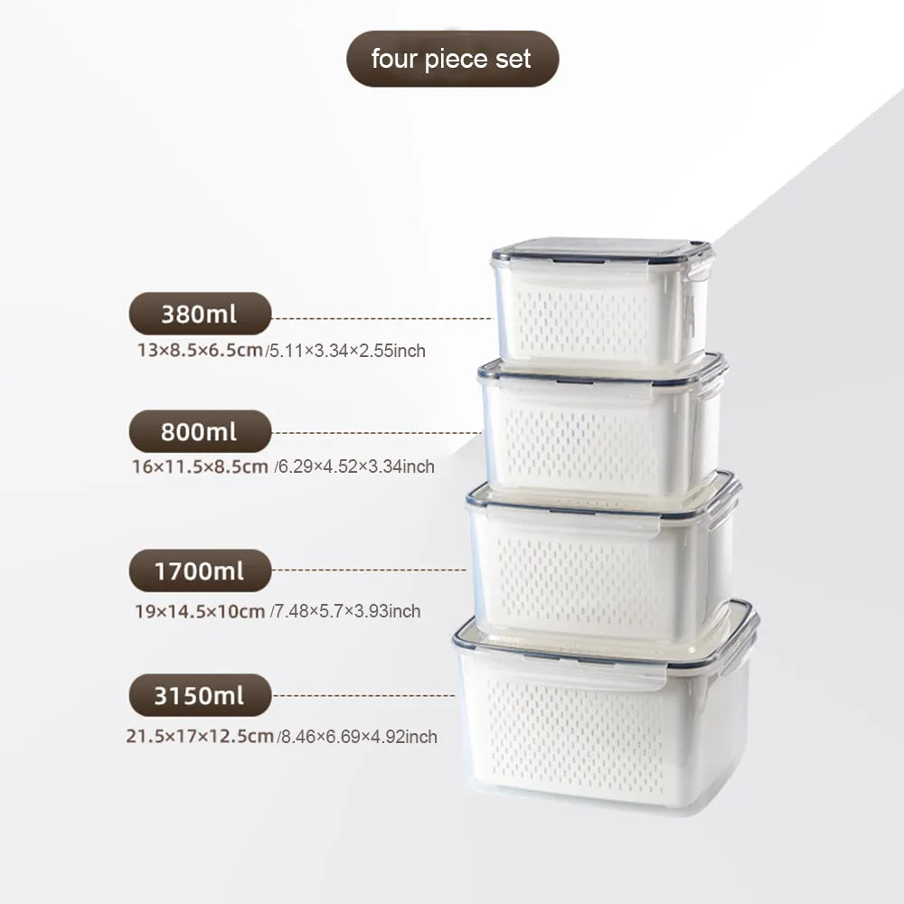 π Food Storage Containers for Refrigerator Organization