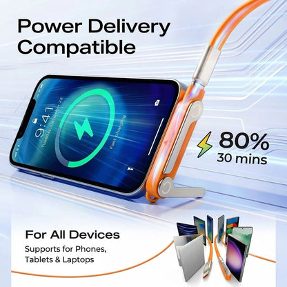 🔥🔥Fast-Charging Cable with Detatchable Stand