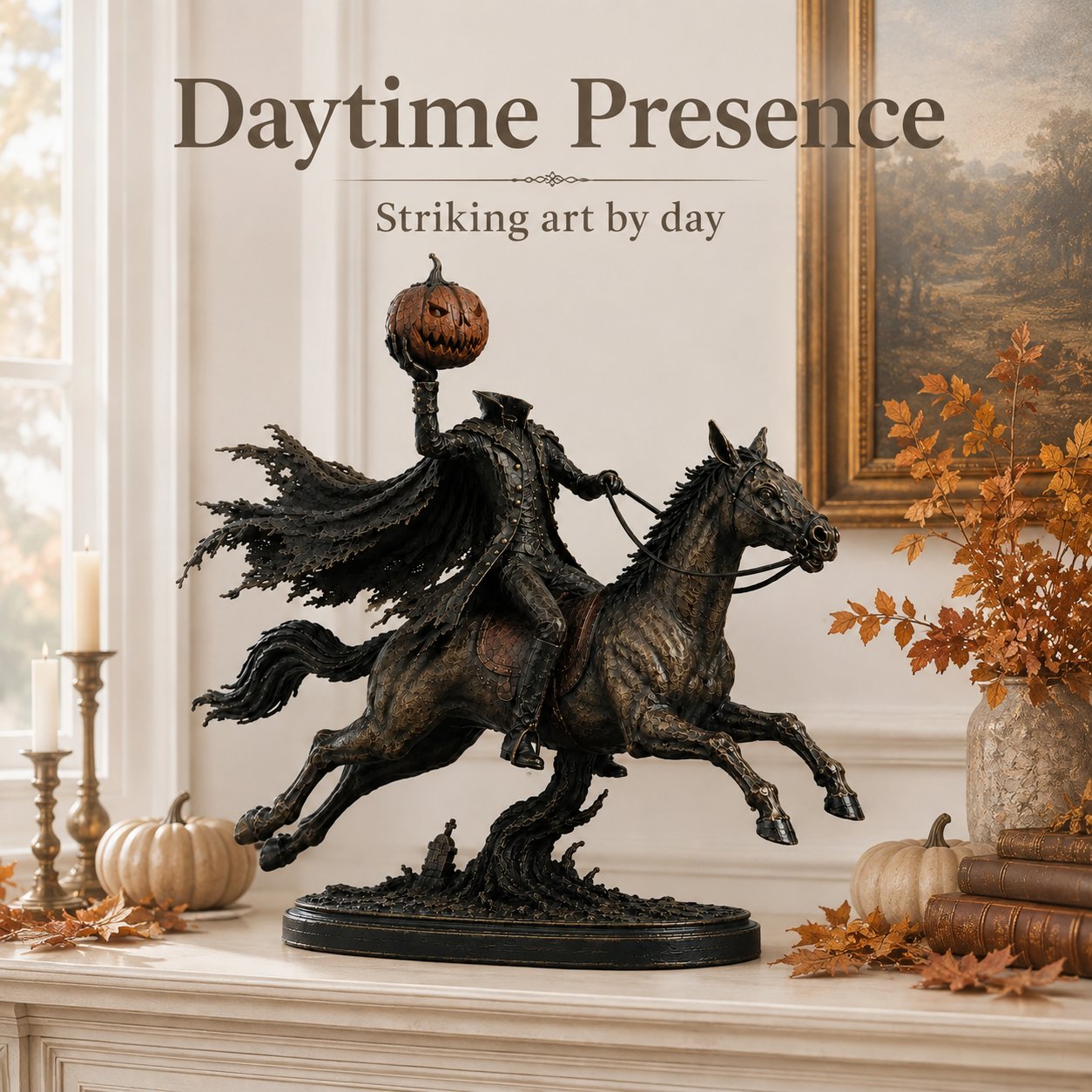 🎃🏇Midnight Chase Headless Horseman Statue | Awaken the Legend of the Hollow