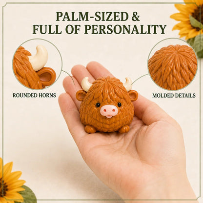 🐮 Highland Cow Squishy Collection | 12-Piece Harvest Herd or 24-Piece Holiday Collector’s Edition with Unique Characters & Secret Cow ✨(📦Buy 2 Free Shipping)