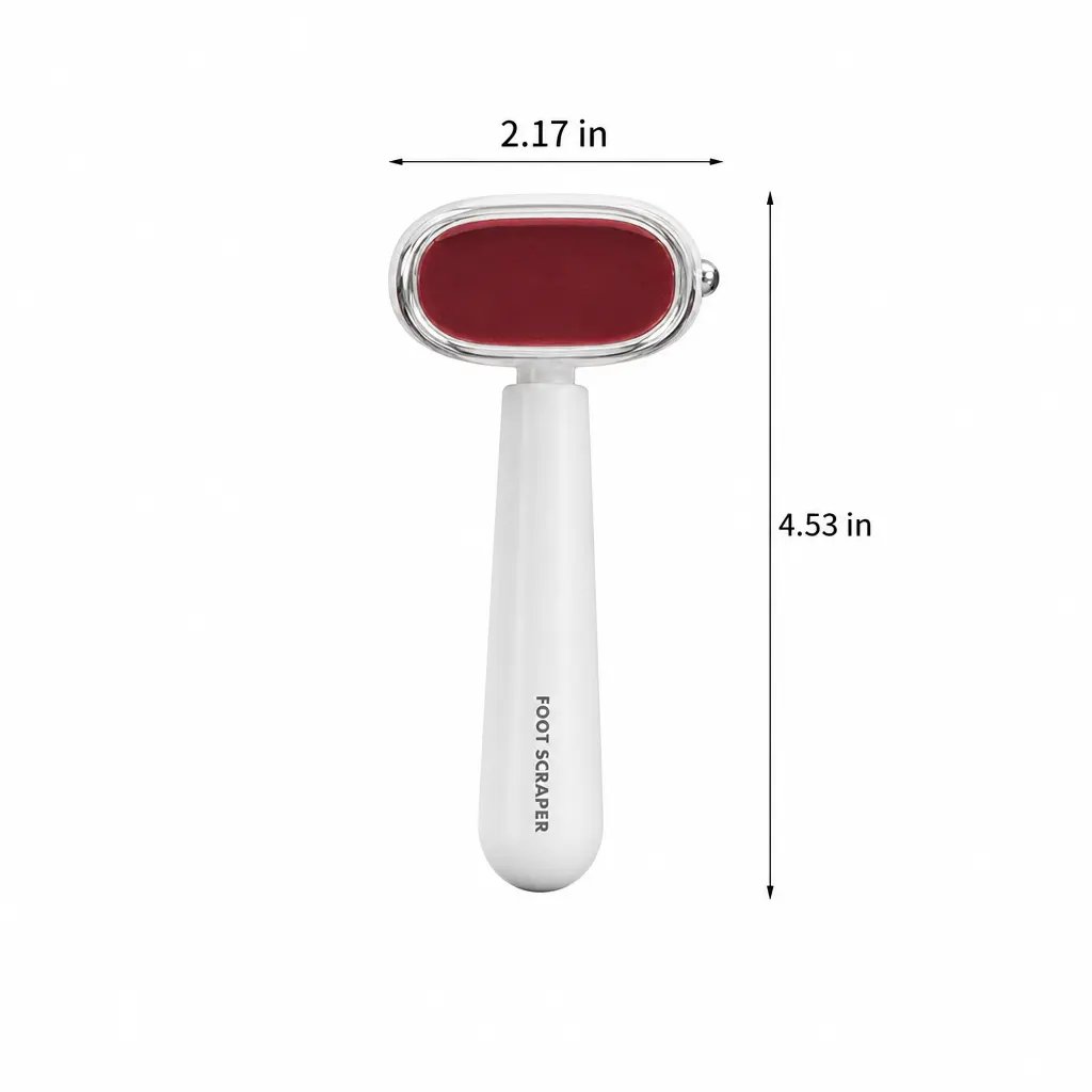 🔥Last Day 50% OFF - Dual‑Sided Foot Callus Remover, Replaceable Stainless Steel Blade Foot Scraper 🦶