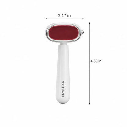 🔥Last Day 50% OFF - Dual‑Sided Foot Callus Remover, Replaceable Stainless Steel Blade Foot Scraper 🦶