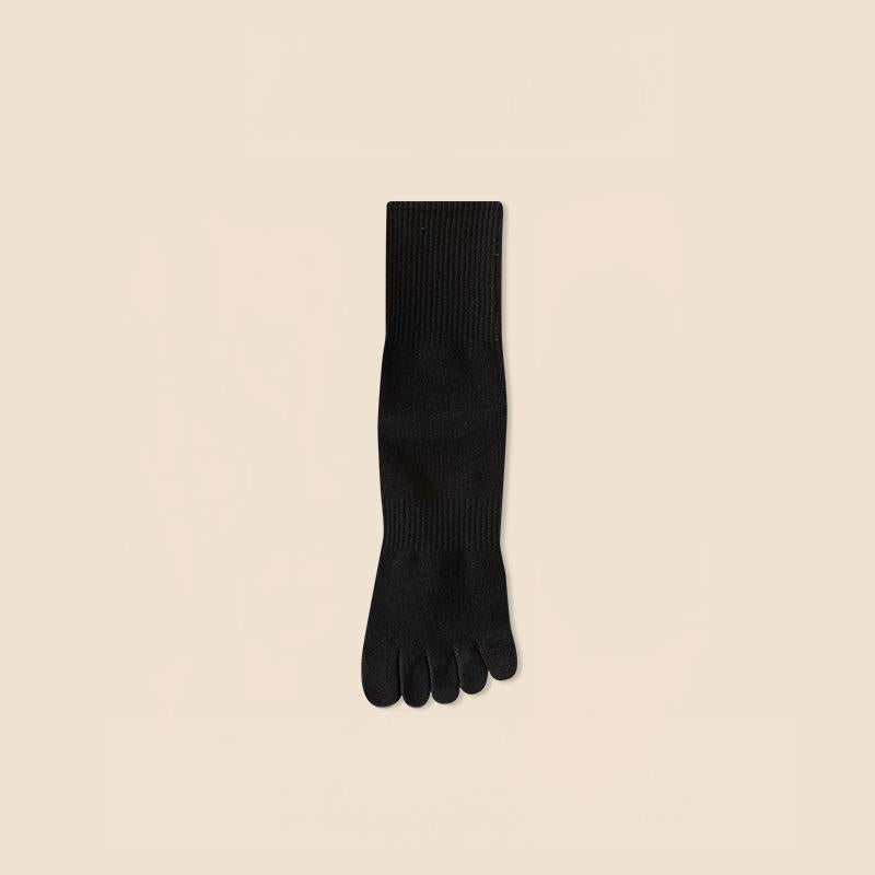 Five‐Toe Cotton Socks — Odor‐Control & Breathable