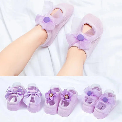 👼Baby Ballet Socks（3 Pairs）