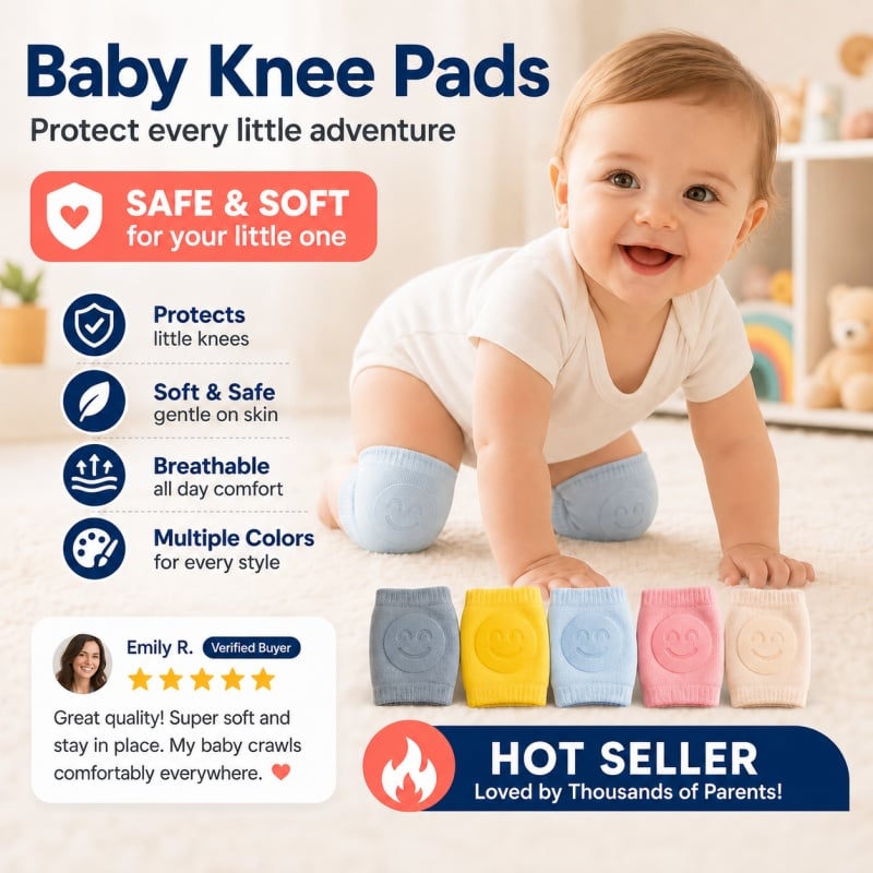 🔥Buy 3 Get 2 Free😉Baby Anti-Fall Knee Pads