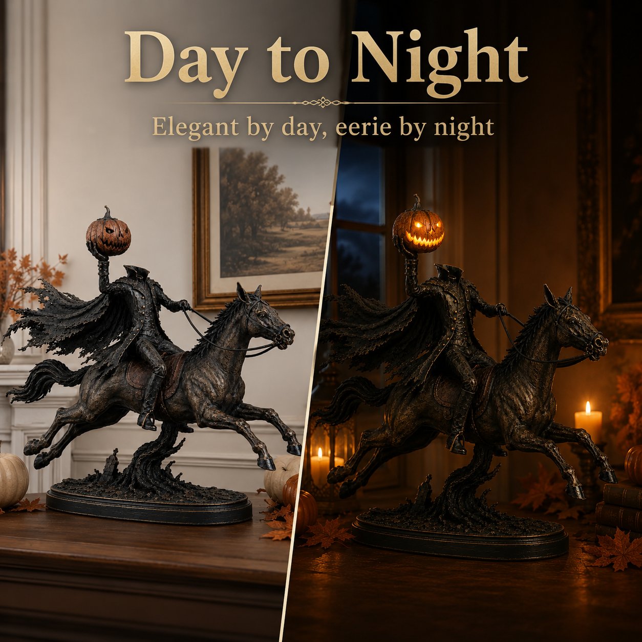 🎃🏇Midnight Chase Headless Horseman Statue | Awaken the Legend of the Hollow