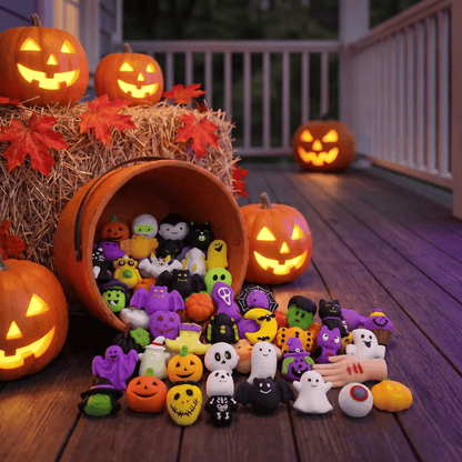 Halloween Squishies Stress Relief Toy Set
