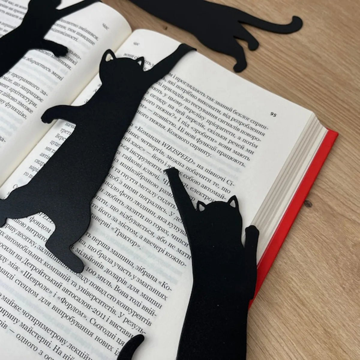 🔥LAST DAY 49% OFF🔥😹5Pcs Metal Cat bookmark