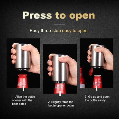 📢📢50% OFF !! ⏰Stainless steel automatic bottle opener