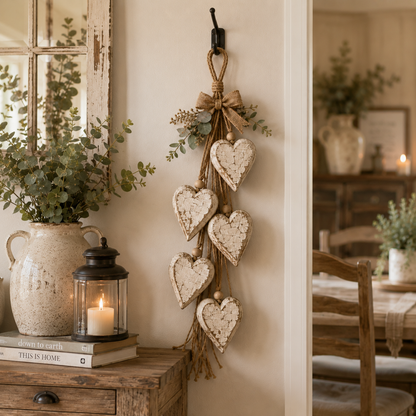 🤎 Hanging Heart Wall Decor