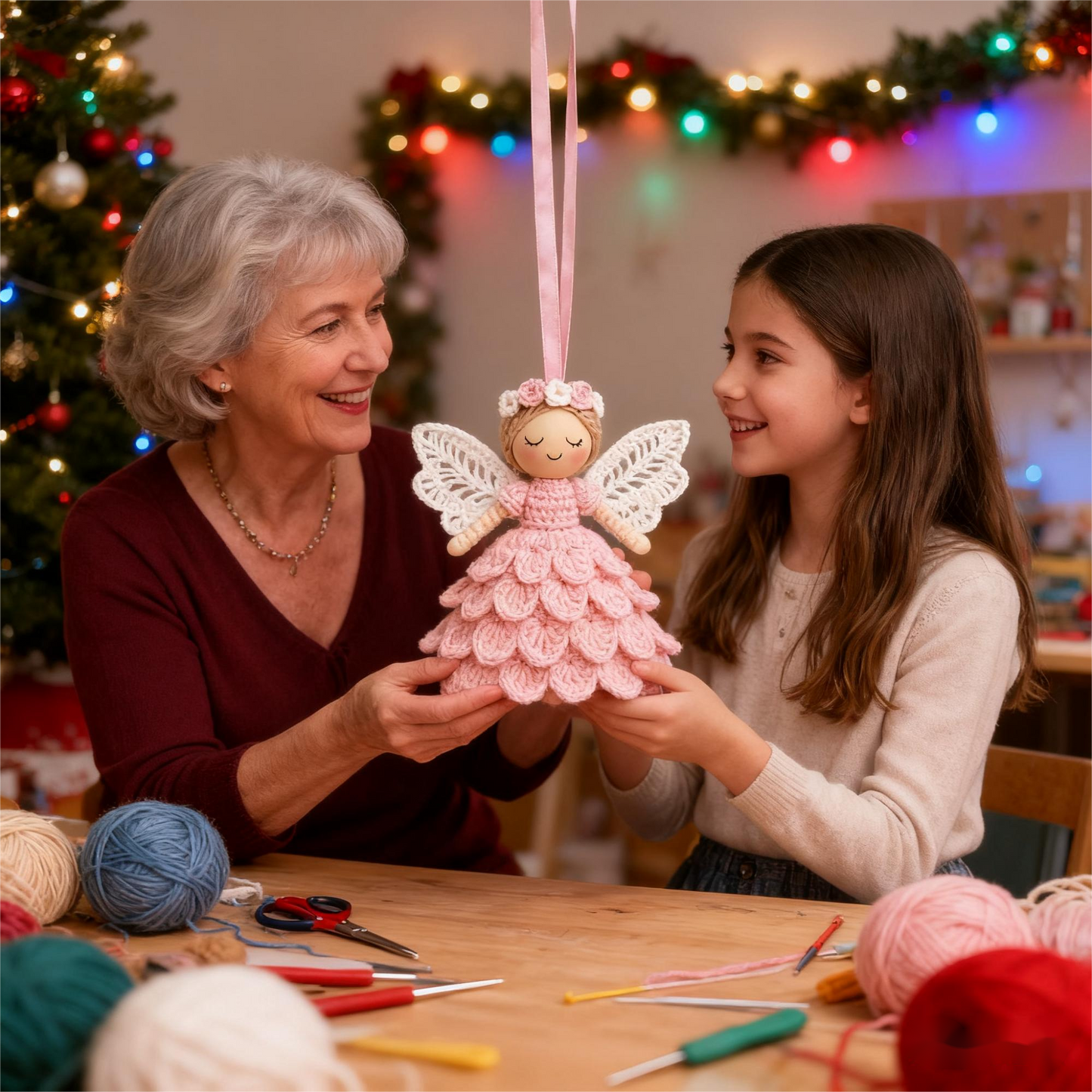 🧚✨Crochet Your Own Angel – Complete Craft Kit