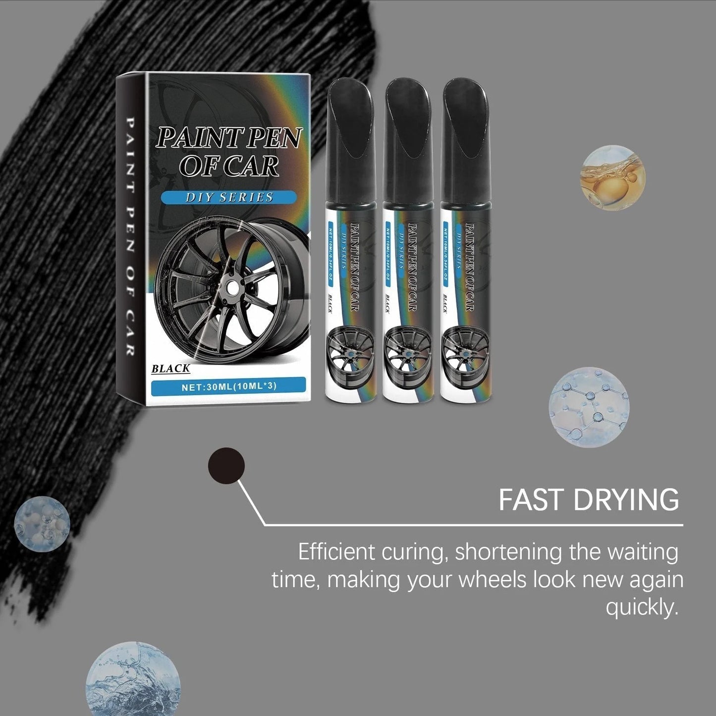 🥳2026 HOT SALE🥳💞50K+ SOLD!🛠️🚗Magic Car Scratch Repair Pen – Fix rim scratches in minutes. Permanent, no‑drip formula. Includes clear coat. ✨🔧