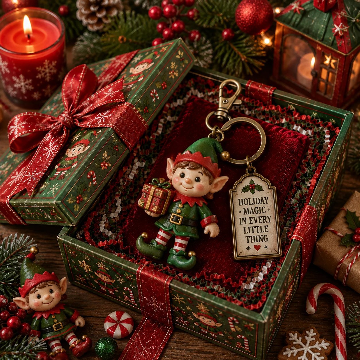 🎄2026 Christmas Character Keychain Gift Box🎁