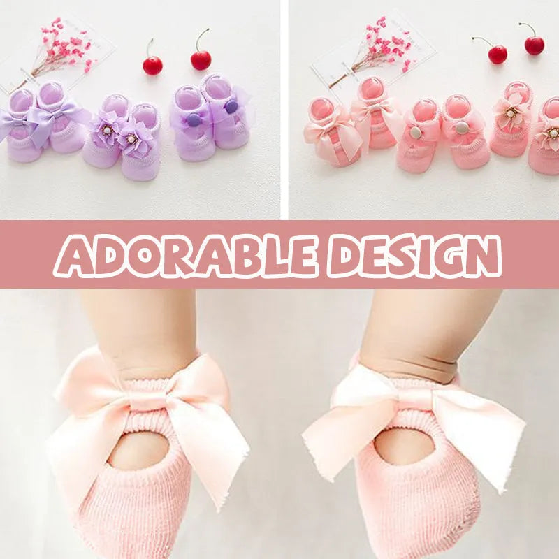 👼Baby Ballet Socks（3 Pairs）