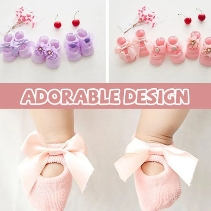 👼Baby Ballet Socks（3 Pairs）