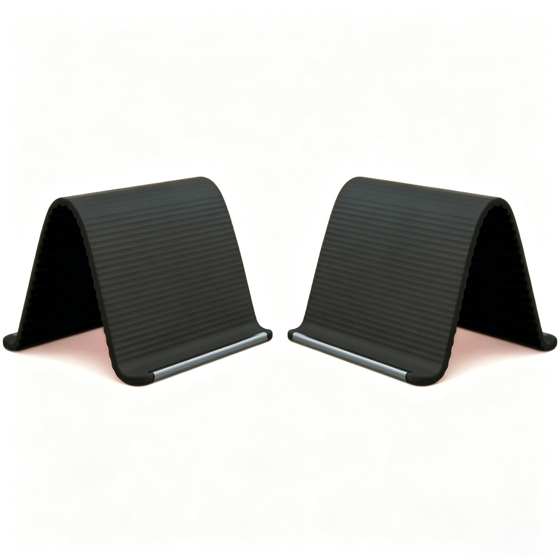 Flexible Silicone Aluminum Phone Holder Stand - Bendable Rollable Foldable Design