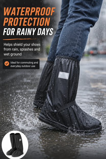 🌧️ Reusable Waterproof Boot Covers for Rain, Mud & Snow