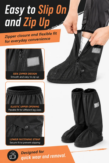 🌧️ Reusable Waterproof Boot Covers for Rain, Mud & Snow