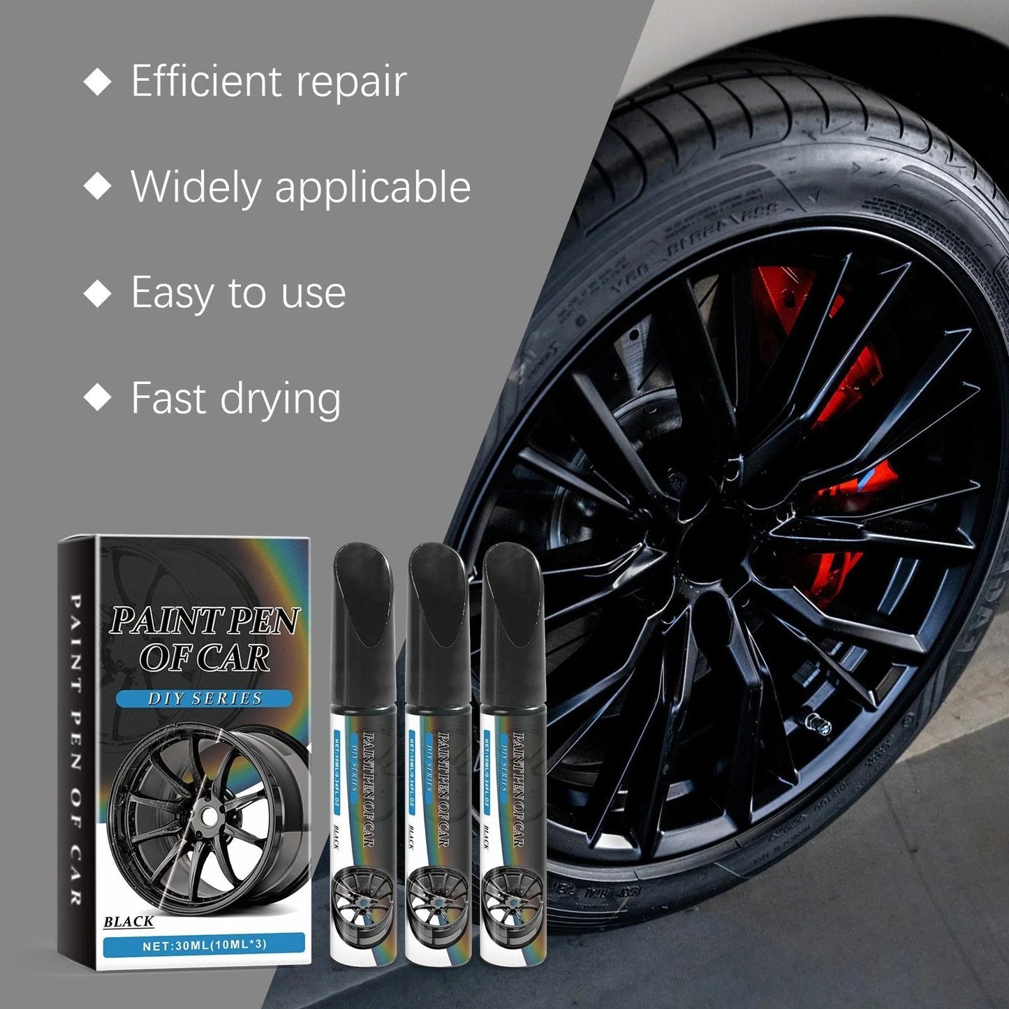 🥳2026 HOT SALE🥳💞50K+ SOLD!🛠️🚗Magic Car Scratch Repair Pen – Fix rim scratches in minutes. Permanent, no‑drip formula. Includes clear coat. ✨🔧