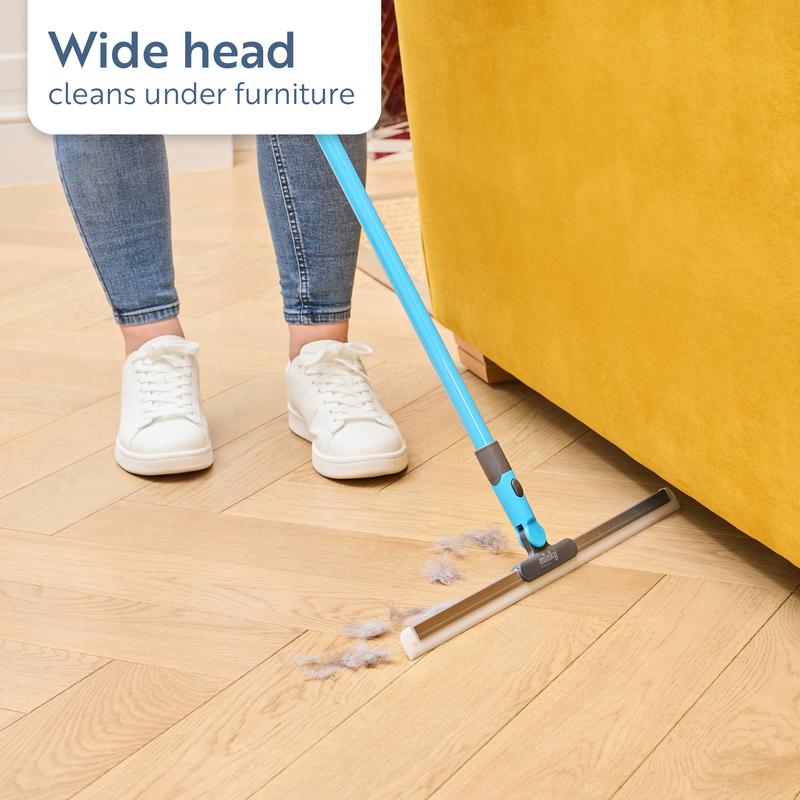 Multi-purpose Broom:Multi-Surface Cleaning For Floors, Carpets & Windows