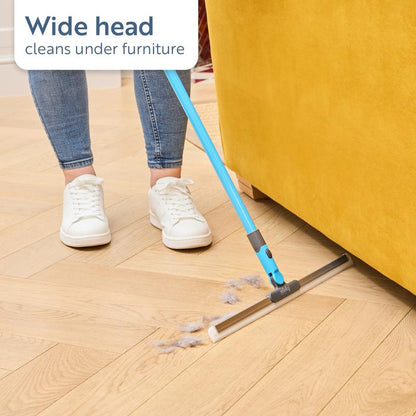 Multi-purpose Broom:Multi-Surface Cleaning For Floors, Carpets & Windows