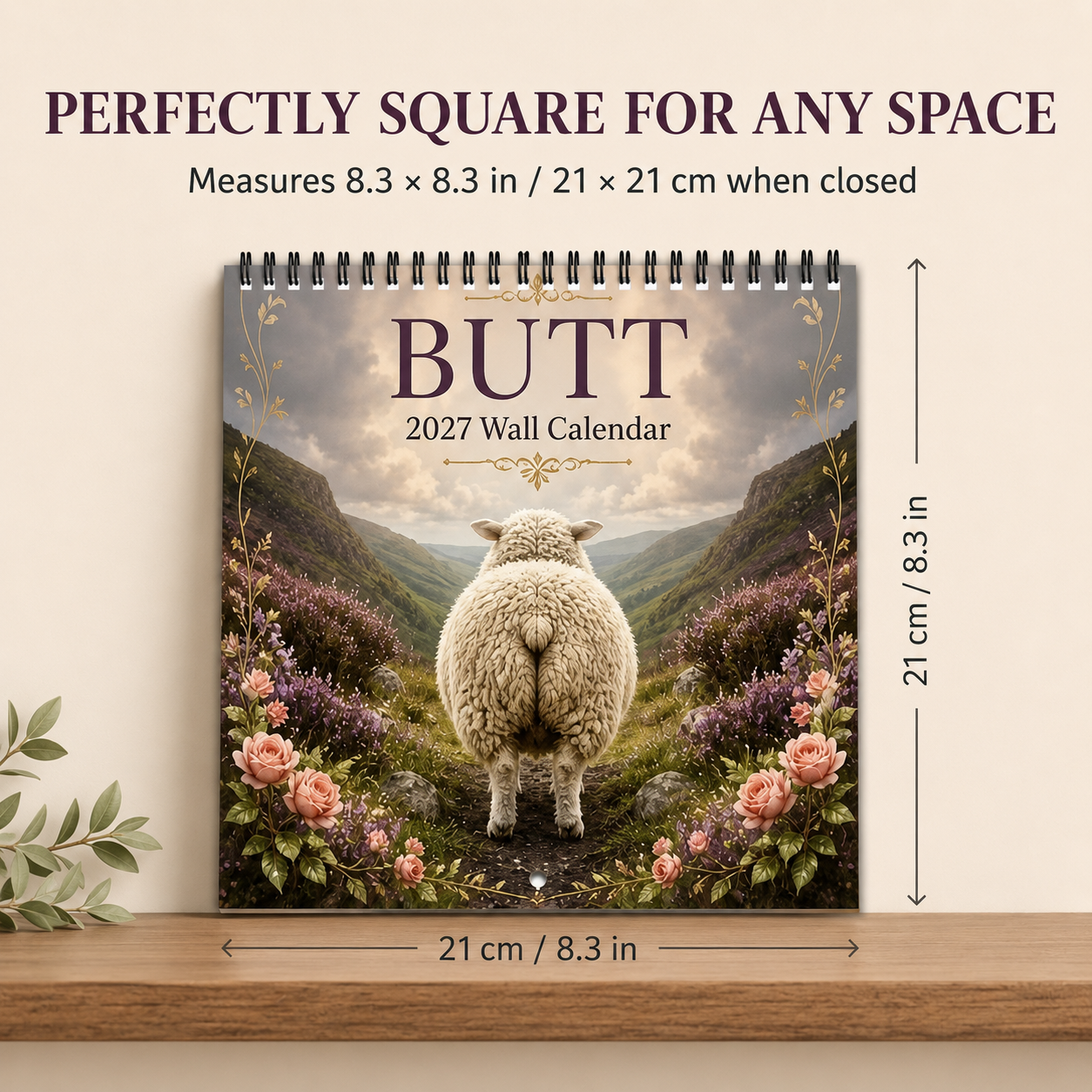 🐑 Turn Around, It’s 2027! A Hilariously Cheeky Animal Wall Calendar