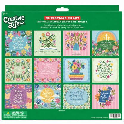 📅2027 Wall Calendar Diamond Painting Kit❤️Beginner-Friendly | Complete Kit with All Tools Included