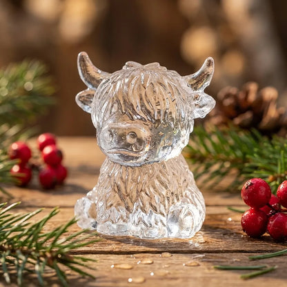 🐮 Mini Highland Cow Ice Cube & Dessert Mold 🧊🍪(2 PCS)