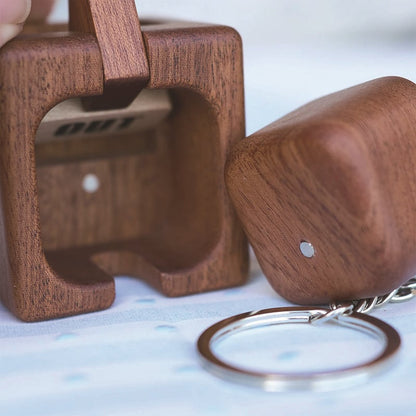 Creative Wooden Key Hooks with Funny Facial Expressions 