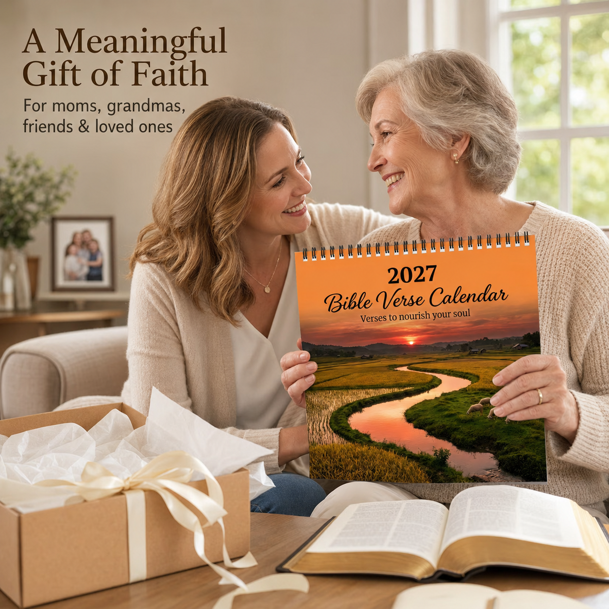 🌿 2027 Bible Verse Calendar — A Year Rooted in Faith ✝️