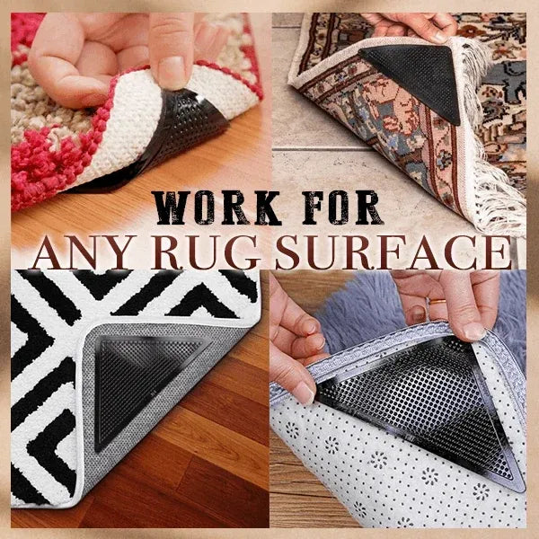 🔥🔥 Rubber Anti Curling Non Slip Skid Pads -8pc Set