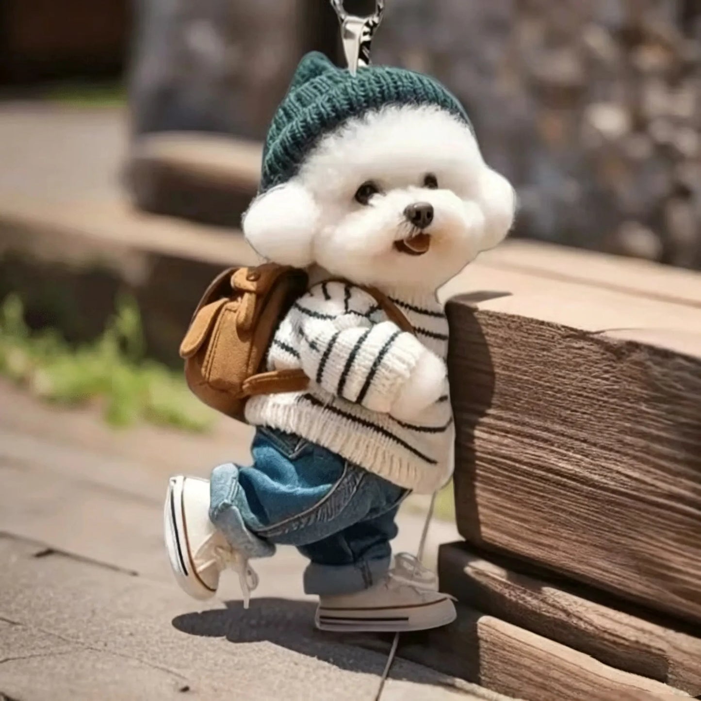 TODAY'S SPECIAL OFFER-50% OFF 🔥Internet-Famous Cartoon Teddy Dog  Keychain