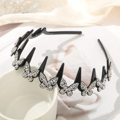 ✨ Wavy Butterfly Headband Set – Non‑Slip, Sparkling, 4 Colors