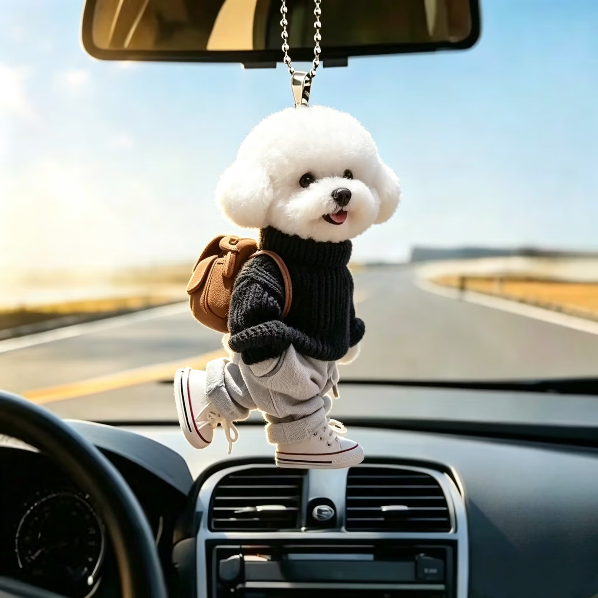 TODAY'S SPECIAL OFFER-50% OFF 🔥Internet-Famous Cartoon Teddy Dog  Keychain