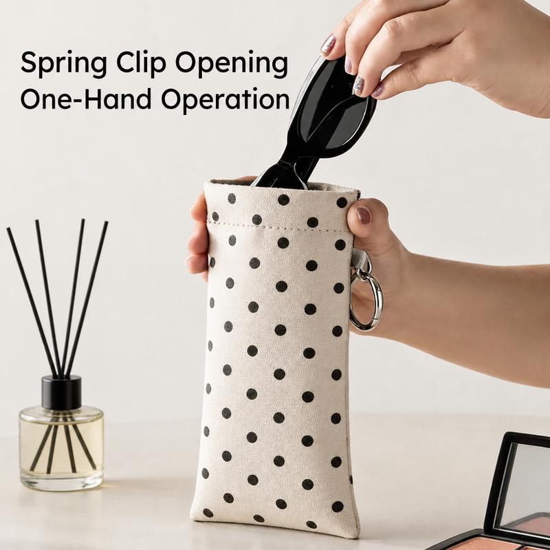 Soft PU Leather Sunglasses Pouch Elastic Opening Eyeglasses Bag✨Buy 1 Get 1 Free(2 Pcs)