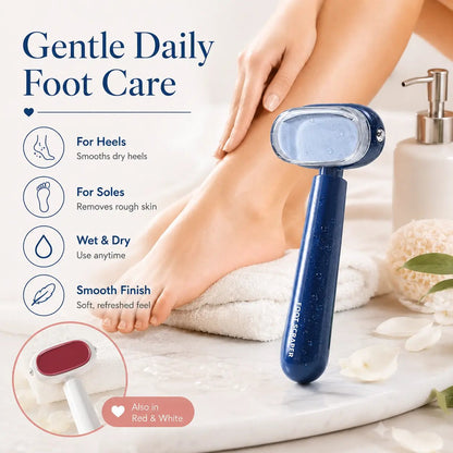 🔥Last Day 50% OFF - Dual‑Sided Foot Callus Remover, Replaceable Stainless Steel Blade Foot Scraper 🦶