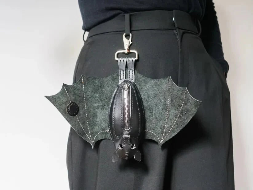 🔥Leather Bat Coin Purse