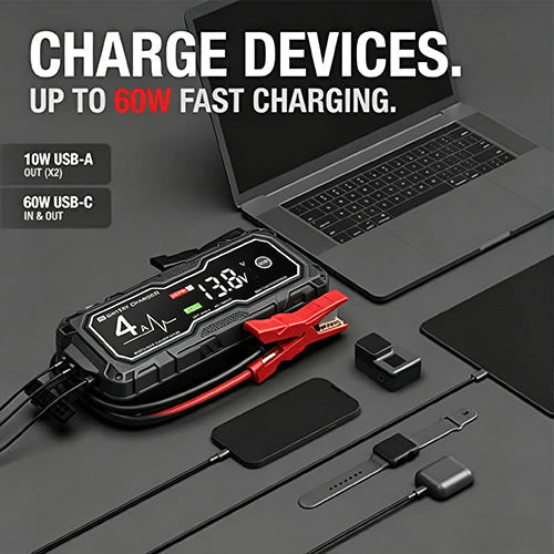 🔥Father's Day Sale: 50% Off💥GBX155 4250A Car Jump Starter — Suitable for 10.0L Gasoline & 8.0L Diesel Engines