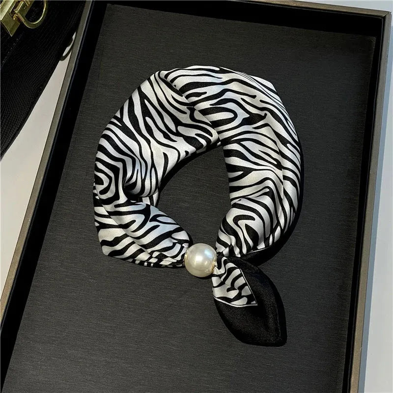 🏆25K+ SOLD 🔥2026 HOT SALE ✨ Effortless Glamour: Pop-On Pearl Necklace Scarf 🧣