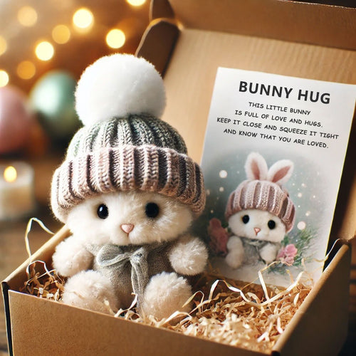 🐇Handmade Mini Bunny Hug Cute Easter Gift🎁
