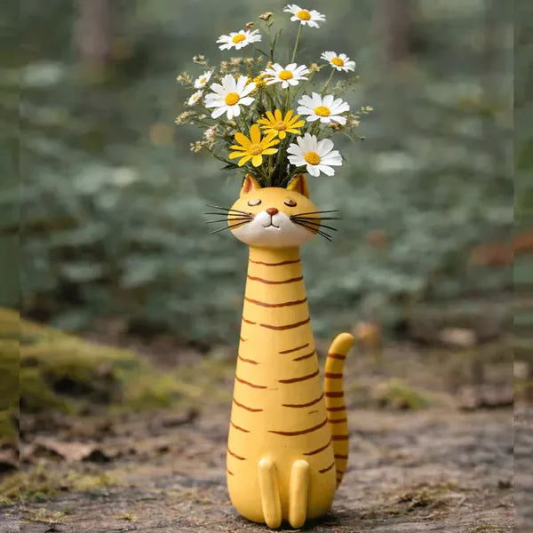Quirky Cat Vase