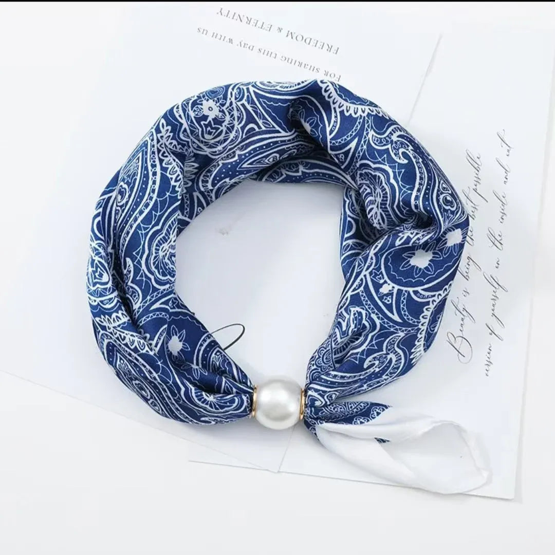 🏆25K+ SOLD 🔥2026 HOT SALE ✨ Effortless Glamour: Pop-On Pearl Necklace Scarf 🧣