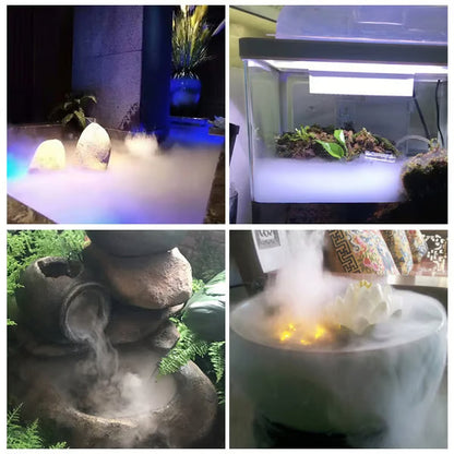 ⏳LAST DAY SALE ONLY ￡11.99!!🎃🔥Mist Maker Ultrasonic Fogger – Indoor/outdoor Landscaping & Halloween Decoration