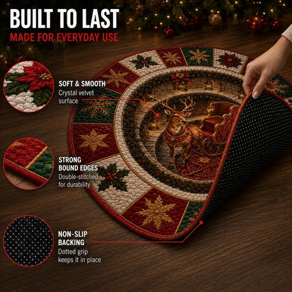 🎄 Christmas 3D Optical Illusion Rug