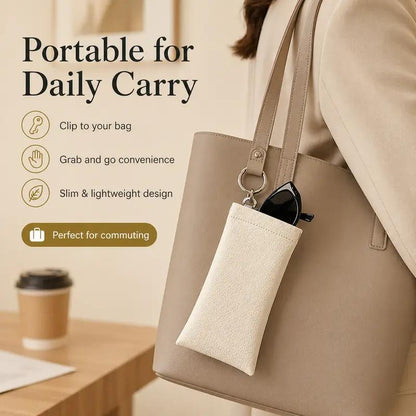 Soft PU Leather Sunglasses Pouch Elastic Opening Eyeglasses Bag✨Buy 1 Get 1 Free(2 Pcs)