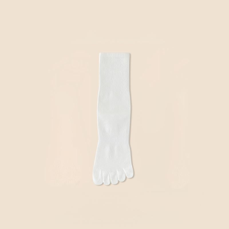 Five‐Toe Cotton Socks — Odor‐Control & Breathable